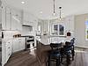 The Marbella features an oversize island, plenty of cabinets and high-end appliances.